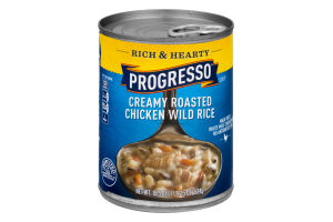 Progresso Rich & Hearty Creamy Roasted Chicken Wild Rice Soup