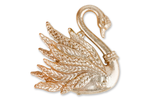 Прикраса новорічна Mislt Лебідь 3Д