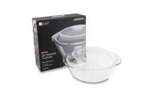 Форма д/запікання Black Mars 2л кругла з кришкою Ardesтo