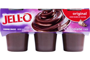 JELL-O Original Chocolate Pudding Snacks - 6 CT