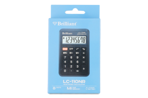 Калькулятор кишеньковий 8розрядів LC-110NR Brilliant