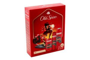 Набір Bearglove Дезодорант твердий 50мл+Дезодорант спрей 150мл+Гель д/душу та шампунь 2в1 250мл Old Spice