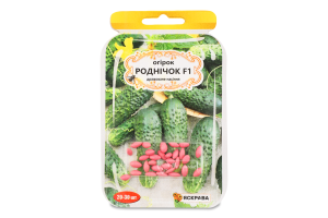 Насіння Огірок Роднічок F1 дражоване 3г Яскрава