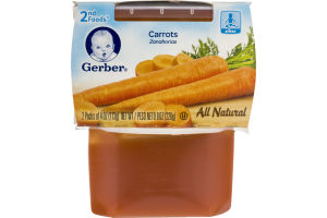 Gerber 2nd Foods Carrots - 2 Ct