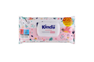 Серветки вологі Kindii Sensitive дитячі +20%