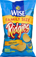 Wise Family Size Ridgies Potato Chips Original