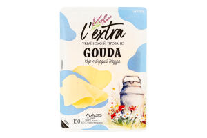 Сир твердий Гауда (Gauda) 50% L`extra, ТГУ СЕРВ (шт.) 0,15кг