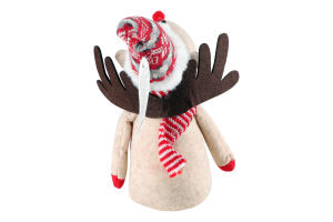 Прикраса декоративна Олень в ковпаку 30см