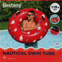 Круг надувной для детей от 12лет d119см №36353 Bestway 1шт
