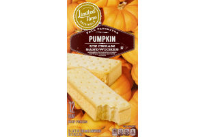 Ahold Ice Cream Sandwiches Pumpkin - 12 CT