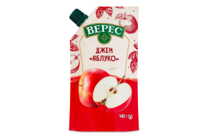 Джем нестерилизованный Яблоко Верес д/п 140г