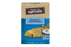 Back To Nature Crispy Wheat Crackers Ranch