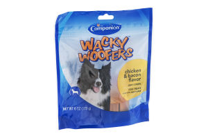 Companion Wacky Woofers Jerky Strips Chicken & Bacon