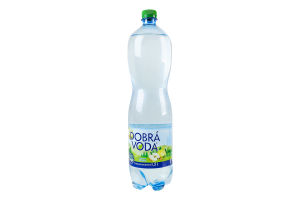 Напій безалкогольний сильногазований на смако-ароматичних добавках зі смаком яблука Добра вода п/пл 1.5л