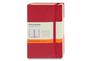 Записник Moleskine Classic кишеньк лінія червоний