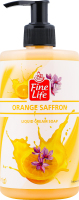 Крем-мыло жидкое Апельсин шафран Fine Life 500г