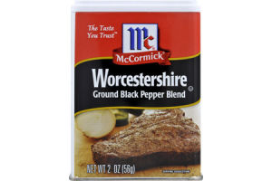 McCormick Worcestershire Ground Black Pepper Blend