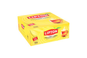 Чай Єлоу Лейбл чорний 100*2г Ліптон