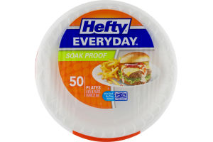 Hefty Everyday Plates Soak Proof - 50 CT