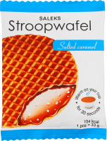 Вафля Стропвафля з солоною карамельною начинкою 33г Салекс