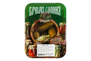 Огурец соленый Бочковые соленья ПП Діана-М лоток 750г