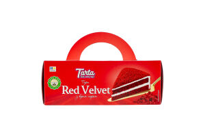 Торт бісквітний з крем-сиром Red velvet Tarta к/у 450г