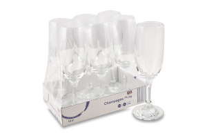 Бокал для шампанского 190мл Aro 6шт