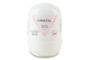 CRISTAL/КРІСТАЛ Кульковий антиперспірант – дезодорант 2 в 1 для жінок