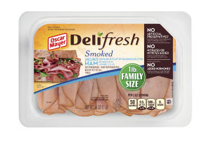 Oscar Mayer Delifresh Smoked Uncured Ham