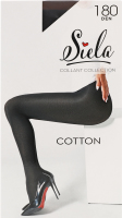 Колготи жіночі Коттон неро 180ден р.4 Сіела