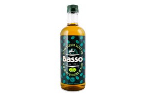 Масло оливковое первого прессования экстра класса Basso с/бут 1л