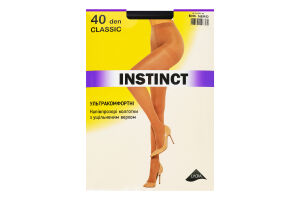 Колготки жіночі Instinct Classic 40den 6 nero