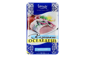 Оселедець філе в олії Козацький Veladis лоток 240г