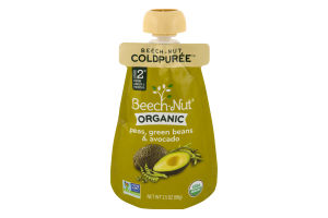 Beech-Nut Organic Stage 2 Peas, Green Beans & Avocado