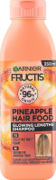 Шампунь для длинных, тусклых волос Ананас Сияющая длина Hair food Garnier Fructis 350мл