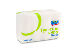 Мило туалетне тверде марки К Яблуко Aro 4x70г