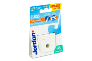 Флосс зубной ежедневный 50м Jordan 1шт