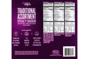 Simply Enjoy Specialty Crackers Traditional Assortment