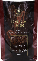 Шоколад чорний 55% Delice D'or Mir м/у 2.5кг