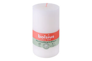 Свічка біла Рустік Bolsius 130*68мм