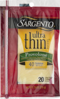 Sargento Ultra Thin Provolone Cheese Slices - 20 CT