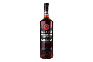 Ром 1л 40% Carta Negra Bacardi пл