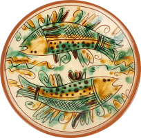 Тарілочка Рибки Косівська Майстерня кераміки Горно 1шт