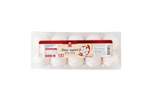 Яйця курячі харчові столові L C0 Fine Life п/у 10шт