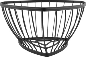 Фруктовниця метал трикутна 27,5*27,5*13см