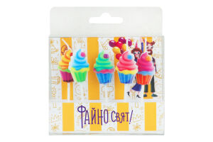 Свічки для торта формовані 900013