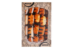 Печиво здобне листкове Асорті фруктове Novus к/у 400г