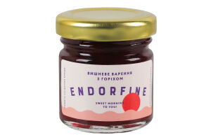 Варенье вишневое с орехом Endorfine с/б 44г