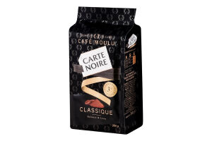 Кофе натуральный жареный молотый Classique Carte Noire м/у 250г