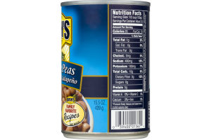 Bush's Blackeye Peas with Bacon and Jalapeno